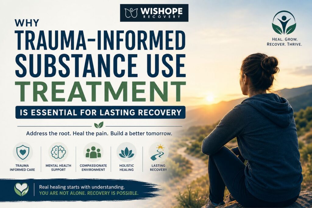 Trauma-informed substance use treatment for lasting recovery and mental health healing