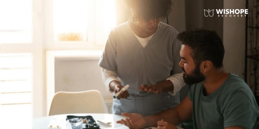 medically assisted treatment for alcohol detox process under supervision