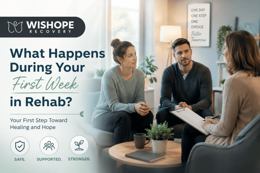First week in rehab with personalized support at WisHope Recovery