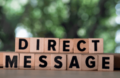 direct message help with enabling