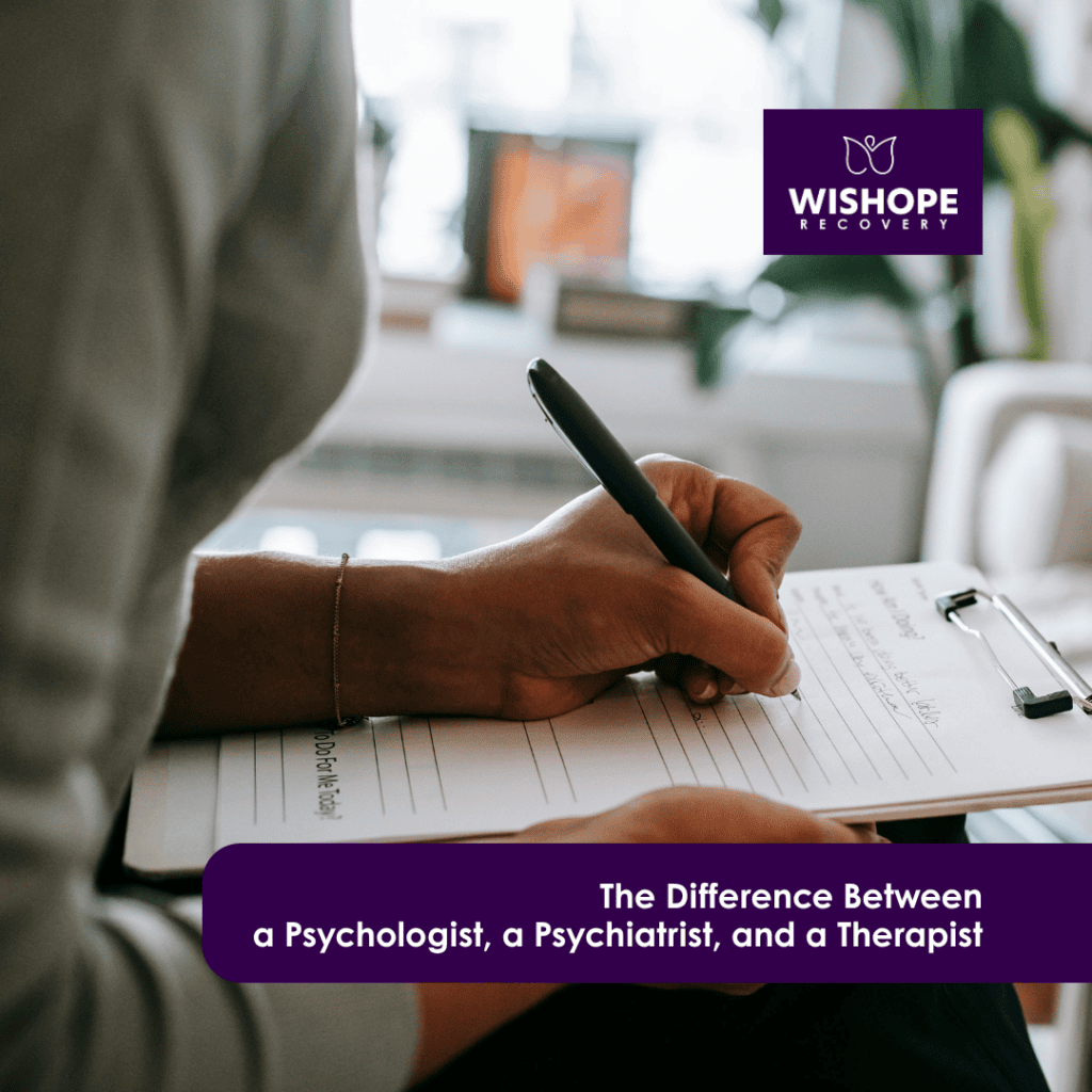 What is the psychologist psychiatrist therapist difference