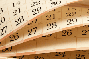Calendar for your Recovery and the Holidays