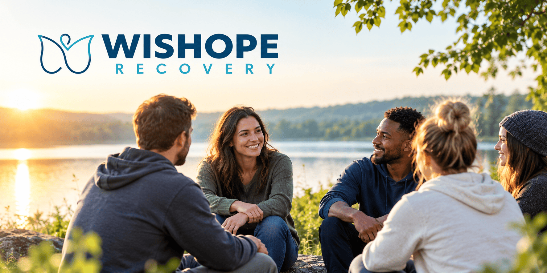 Therapist supporting a person during addiction recovery counseling